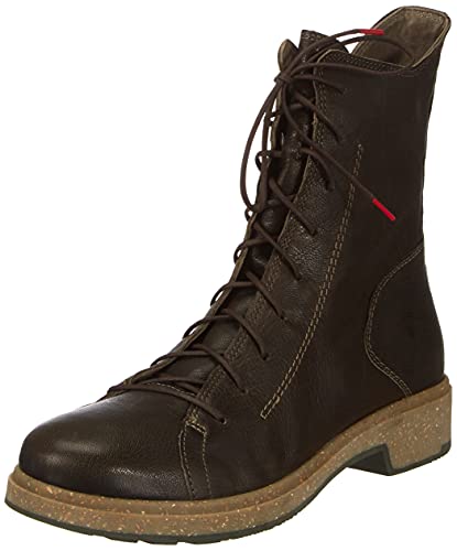 THINK! Damen COGITA, chromfrei gegerbte, leicht gefütterte Stiefelette, 7010 Olive, 38 EU von Think!