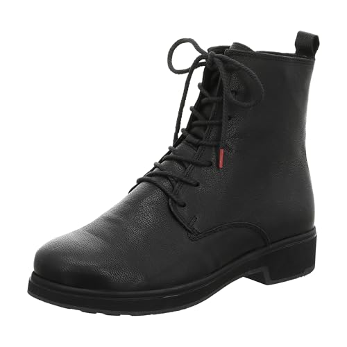 THINK! Damen COGITA chromfrei gegerbte Lammfell Schneestiefel, 0010 SCHWARZ, 39 EU von Think!