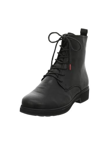 THINK! Damen COGITA chromfrei gegerbte Lammfell Schneestiefel, 0010 SCHWARZ, 42.5 EU von Think!