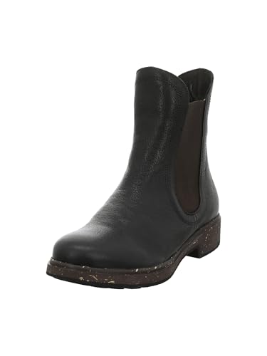 THINK! Damen COGITA chromfrei gegerbte nachhaltige Chelsea Boots, 0000 SCHWARZ, 36 EU von Think!