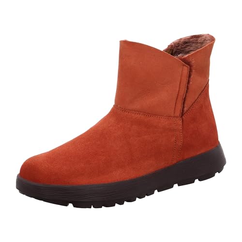 THINK! Damen COMODA chromfrei gegerbte Schurwolle Schneestiefel, 5000 MATTONE/Kombi, 41 EU von Think!