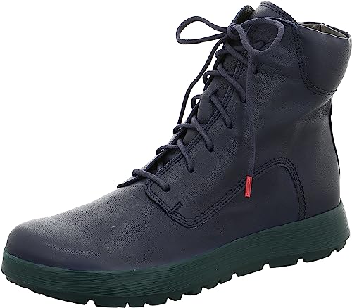 THINK! Damen COMODA chromfrei gegerbte leicht gefütterte Stiefelette, 8000 Navy, 39 EU von Think!