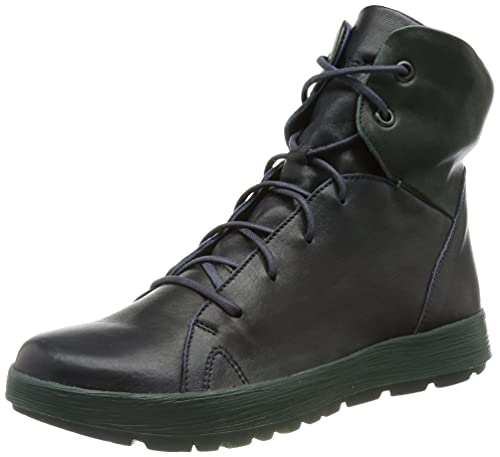 THINK! Damen COMODA chromfrei gegerbte nachhaltige Stiefelette, 8000 Navy/Kombi, 36.5 EU von Think!