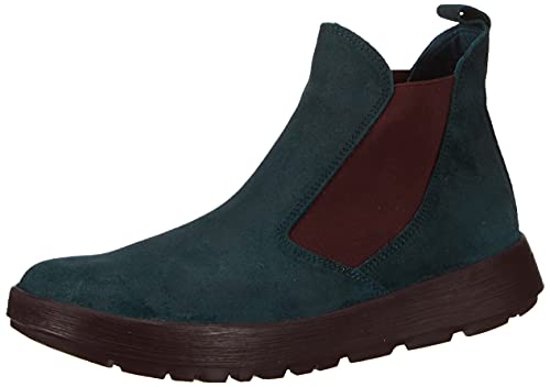 THINK! Damen COMODA nachhaltige, Leder gefütterte Chelsea Boots, 8020 Atlantic, 36 EU von Think!