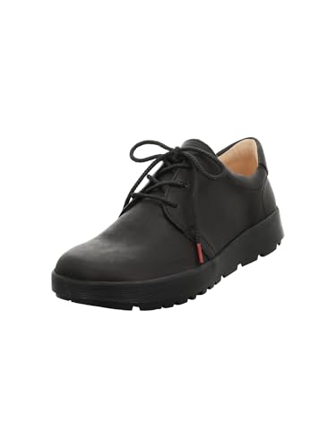 Think! Damen COMODA chromfrei gegerbte nachhaltige Halbschuhe, SCHWARZ 0000 von Think!