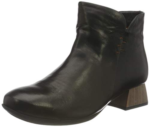 Think! Damen Delicia, Chromfrei Gegerbte, Nachhaltige Stiefelette, Schwarz, 41 EU von Think!