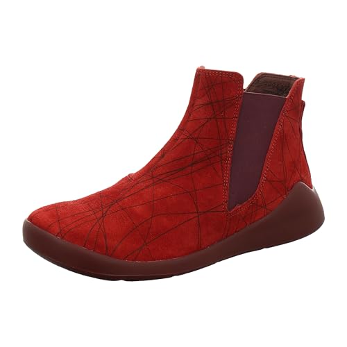 THINK! Damen DUENE Leder gefütterte nachhaltige Chelsea-Boots, 5000 Fragola, 40.5 EU von Think!
