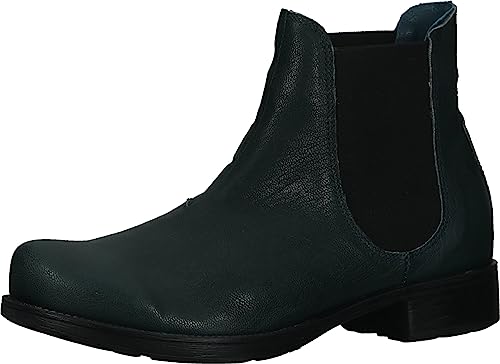 THINK! Damen Denk chromfrei gegerbte nachhaltige Chelsea-Boots, 8000 Atlantic, 37 EU von Think!