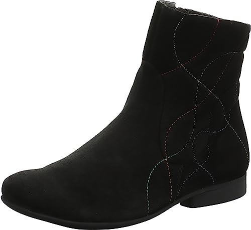 THINK! Damen GUAD2 Leder gefütterte nachhaltige Boots, 0000 SCHWARZ, 36 EU von Think!