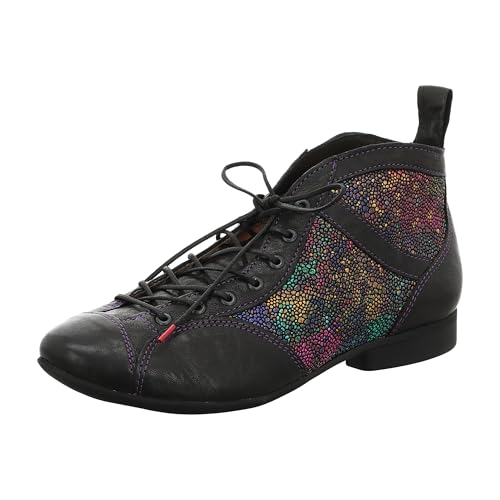 THINK! Damen GUAD2 Leder gefütterte nachhaltige Boots, 9030 Multicolour/Kombi, 38.5 EU von Think!