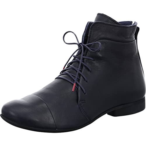 THINK! Damen Guad chromfrei gegerbte Leder gefütterte Stiefelette, 8020 Marine, 38 EU von Think!