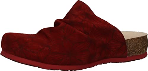 THINK! Damen Julia nachhaltige Pantolette Clog Hausschuhe, 5000 Fragola, 40 EU von Think!