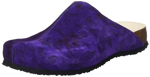 THINK! Damen Julia nachhaltige Pantolette Clog Hausschuhe, 8000 LILA/Kombi, 38 EU THINK! Damen Julia nachhaltige Pantolette Clog Hausschuhe, 8000 LILA/Kombi, 38 EU von Think!