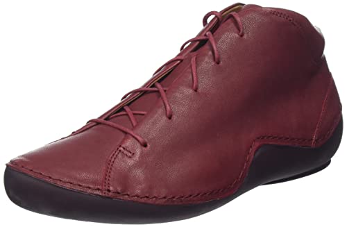 THINK! Damen KAPSL chromfrei gegerbte nachhaltige Stiefelette, 5000 Rosso, 37.5 EU von Think!