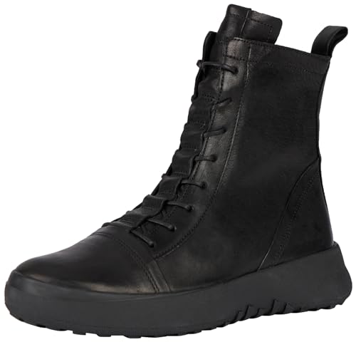 THINK! Damen KUSABI leider gefütterte nachhaltige Stiefelette, 0000 SCHWARZ, 37.5 EU von Think!