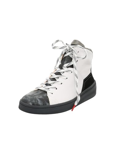 THINK! Damen Kumi Sneaker, SCHWARZ/Kombi 0000, 37 EU Schmal von Think!