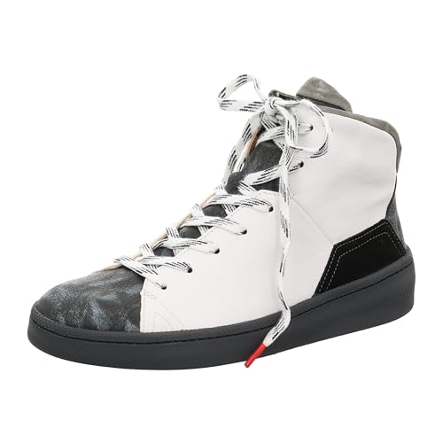 THINK! Damen Kumi Sneaker, SCHWARZ/Kombi 0000, 41 EU Schmal von THINK!