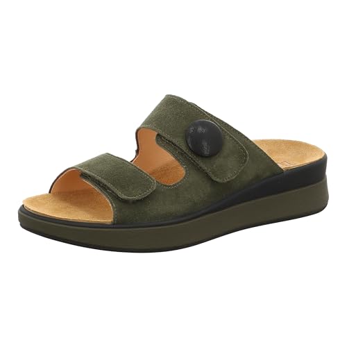 THINK! Damen Meggie Hausschuh, Olive/Kombi 7010, 37 EU Schmal THINK! Damen Meggie Hausschuh, Olive/Kombi 7010, 37 EU Schmal von Think!