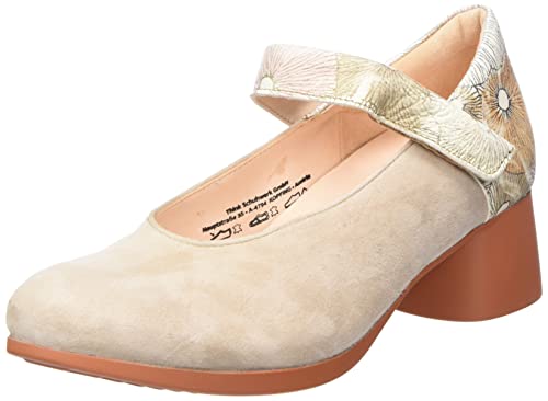 THINK! Damen Meggie chromfrei gegerbte nachhaltige Wechselfußbett Slingback Sandale, 9 Multicolour, EU von Think!