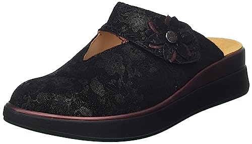 THINK! Damen MEGGIE nachhaltige Wechselfußbett Clog, 0000 SCHWARZ/Kombi, 38 EU von Think!