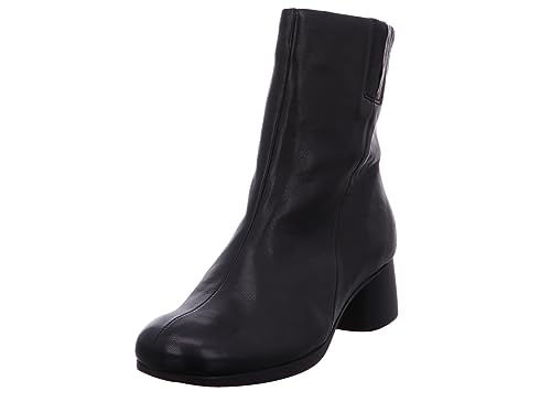 THINK! Damen NANI Leder gefütterte nachhaltige Stiefelette, 0000 SCHWARZ, 41 EU von Think!