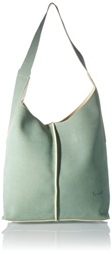 THINK! Damen Schultertasche Echtleder_3-000569, 7000 Mint, 1 von Think!