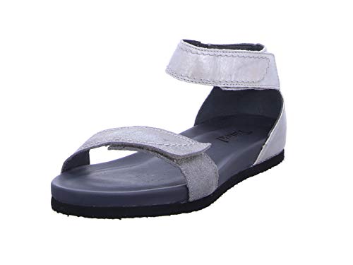 THINK! Damen Shik, Riemchensandalen, Silber (Silber/Kombi 06), 37 von Think!