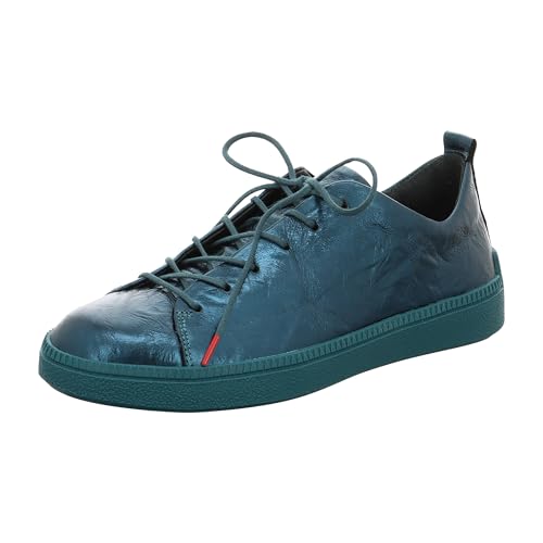 Think Damen TURNA Sneaker, Petrol/Kombi 8020, 39.5 EU Schmal Think Damen TURNA Sneaker, Petrol/Kombi 8020, 39.5 EU Schmal von Think!