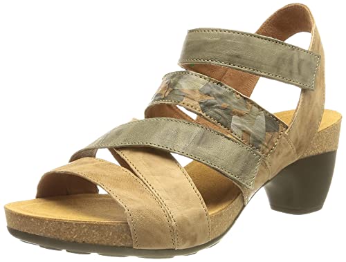 THINK! Damen Traudi, nachhaltige Slingback Sandale mit Absatz, Nude Kombi, 40 EU von Think!