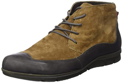 THINK! Herren King chromfrei gegerbte nachhaltige Stiefelette, 7000 Olive/Kombi, 43.5 EU von Think!