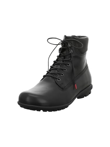 THINK! Herren Kong chromfrei gegerbte Lammfell Schneestiefel, 0020 SCHWARZ/Kombi, 43.5 EU von Think!