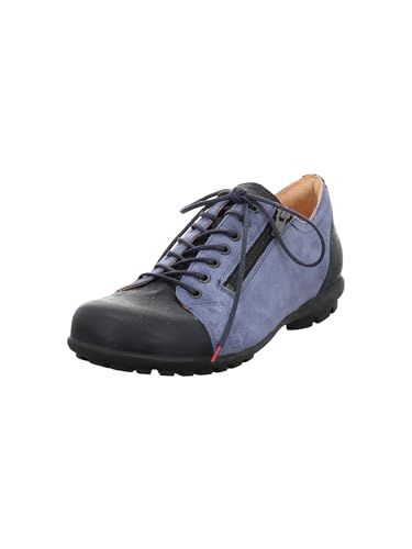THINK! Herren Kong chromfrei gegerbte nachhaltige Halbschuhe, Denim/Kombi 8000 von Think!