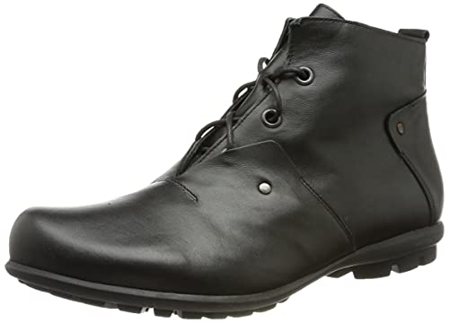 THINK! Herren Kong nachhaltige Lammfell Stiefelette, 0010 SCHWARZ, 40.5 EU von Think!