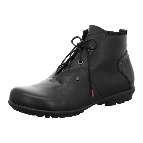 THINK! Herren Kong nachhaltige Lammfell Stiefelette, 0010 SCHWARZ, 40.5 EU von Think!