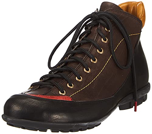 THINK! Herren Kong nachhaltige Leder gefütterte Stiefelette, 0010 SZ/Kombi, 41.5 EU von Think!