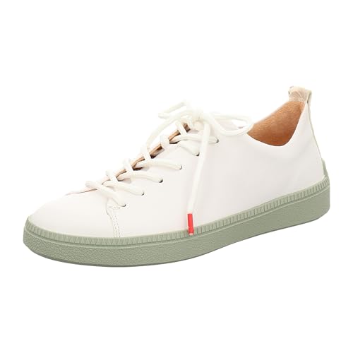 Think! Damen Turna Chromfrei Gegerbte Nachhaltige Wechselfußbett Sneaker ,1050 Bianco Bosco , 39.5 EU von Think!