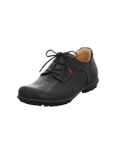 Think! Herren Kong Nachhaltige Wechselfußbett Schnürhalbschuhe, 0000 Schwarz, 44 EU von Think!