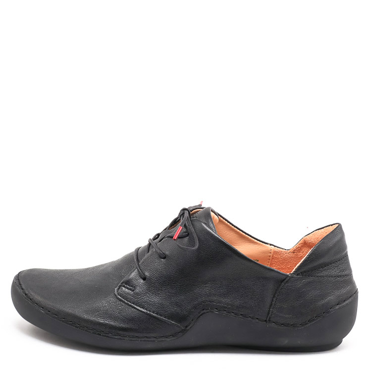 Think, 000204 Kapsl Damen Schnürschuh, schwarz von Think