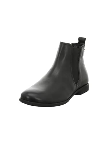 Think AGRAT Damen chromfrei gegerbte nachhaltige Chelsea Boot Stiefelette, SCHWARZ 0070, 36.5 EU von Think!