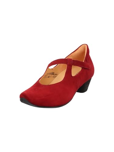 Think AIDA Damen chromfrei gegerbte nachhaltige Pumps, Rosso 5000, 36.5 EU von Think!