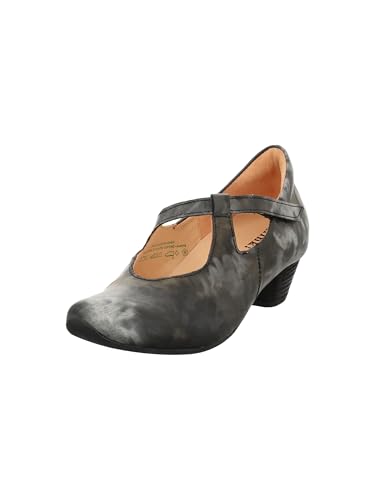 Think AIDA Damen chromfrei gegerbte nachhaltige Pumps, SCHWARZ 9000, 39.5 EU von Think!