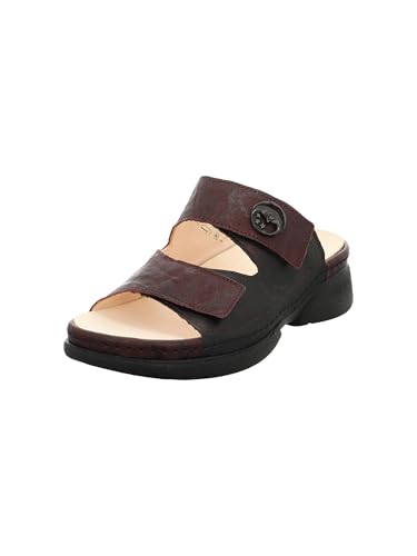 Think CAMBIO Damen chromfrei gegerbte nachhaltige Pantolette, Chianti/Kombi 5000, 40 EU von Think