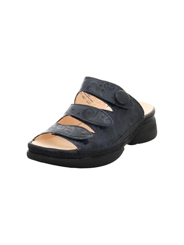 Think CAMBIO Damen chromfrei gegerbte nachhaltige Pantolette, Navy/Kombi 8020, 38 EU von Think