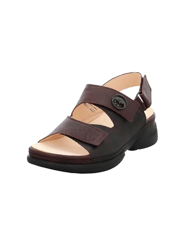 Think CAMBIO Damen chromfrei gegerbte nachhaltige Sandale, Chianti/Kombi 5000, 39 EU von Think!