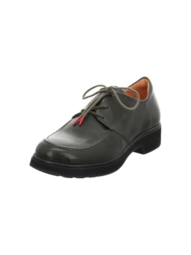 Think COGITA Damen chromfrei gegerbte nachhaltige Halbschuhe, Olive 7010, 40.5 EU von Think