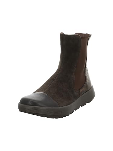 Think COMODA Damen chromfrei gegerbte nachhaltige Chelsea Boot Stiefelette, Mocca/Kombi 3000, 43 EU von Think