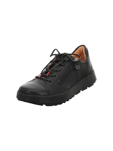 Think COMODA Damen chromfrei gegerbte nachhaltige Halbschuhe, SCHWARZ 0010, 37.5 EU von Think