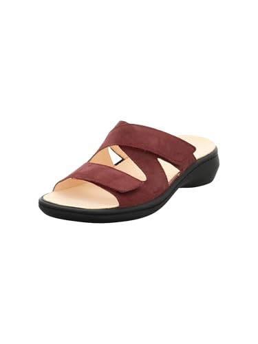 Think Camilla Damen chromfrei gegerbte nachhaltige Pantolette, Merlot 5060, 36 EU von Think!