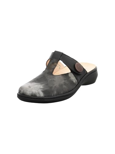 Think Camilla Damen chromfrei gegerbte nachhaltige Pantolette, SCHWARZ/Kombi 9000, 43 EU Think Camilla Damen chromfrei gegerbte nachhaltige Pantolette, SCHWARZ/Kombi 9000, 43 EU von Think!