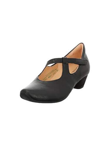 Think! Damen Aida Chromfrei Gegerbte Nachhaltige Sneaker, Schwarz 0000, 40.5 EU von Think